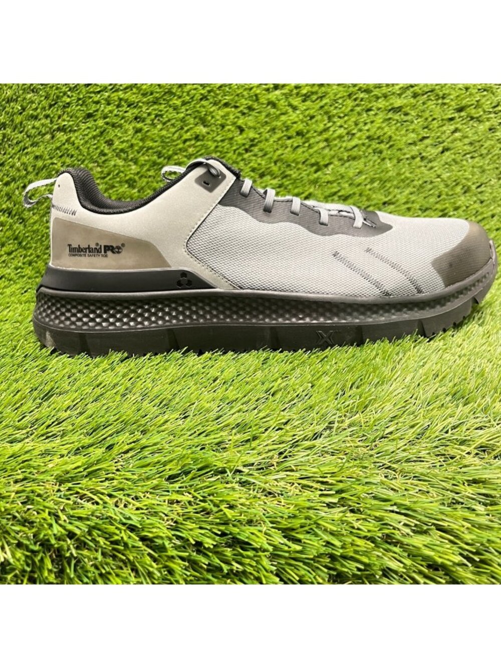 Timberland Pro Setra Mens Size 14 Gray Black Composite Toe Safety Work Shoes